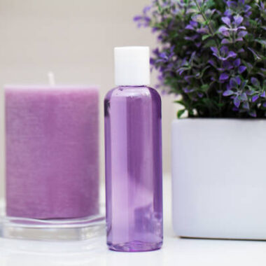 Shower supplies. composition cosmetic products of spa treatment